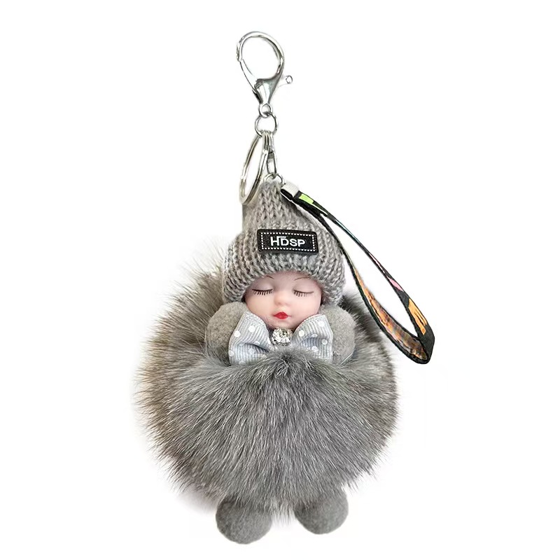 Sleeping Doll Plush Keychain Mystery Gift