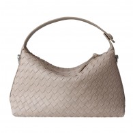 Elegant Black Woven Handbag