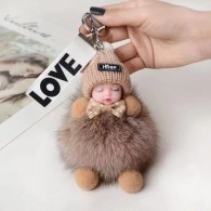 Sleeping Doll Plush Keychain Mystery Gift